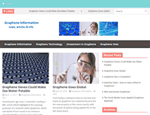 Tablet Screenshot of graphene-information.com